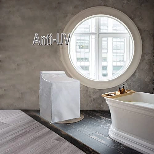 Washer and Dryer Cover - Black Waterproof Polyester