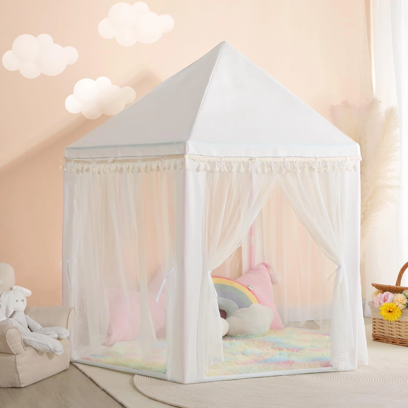 Princess Tent - Pink 48 x 48 x 52 inches