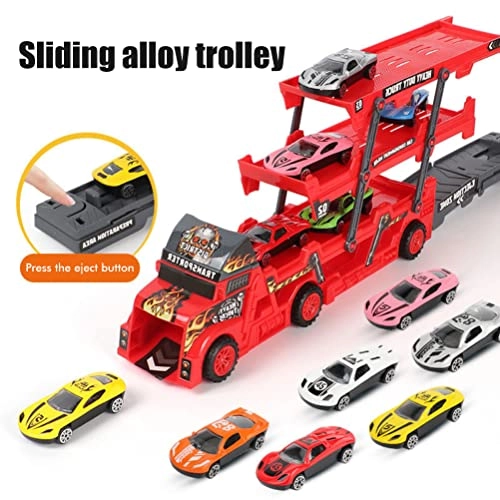 Car Transporter Truck - 6pcs Bundle