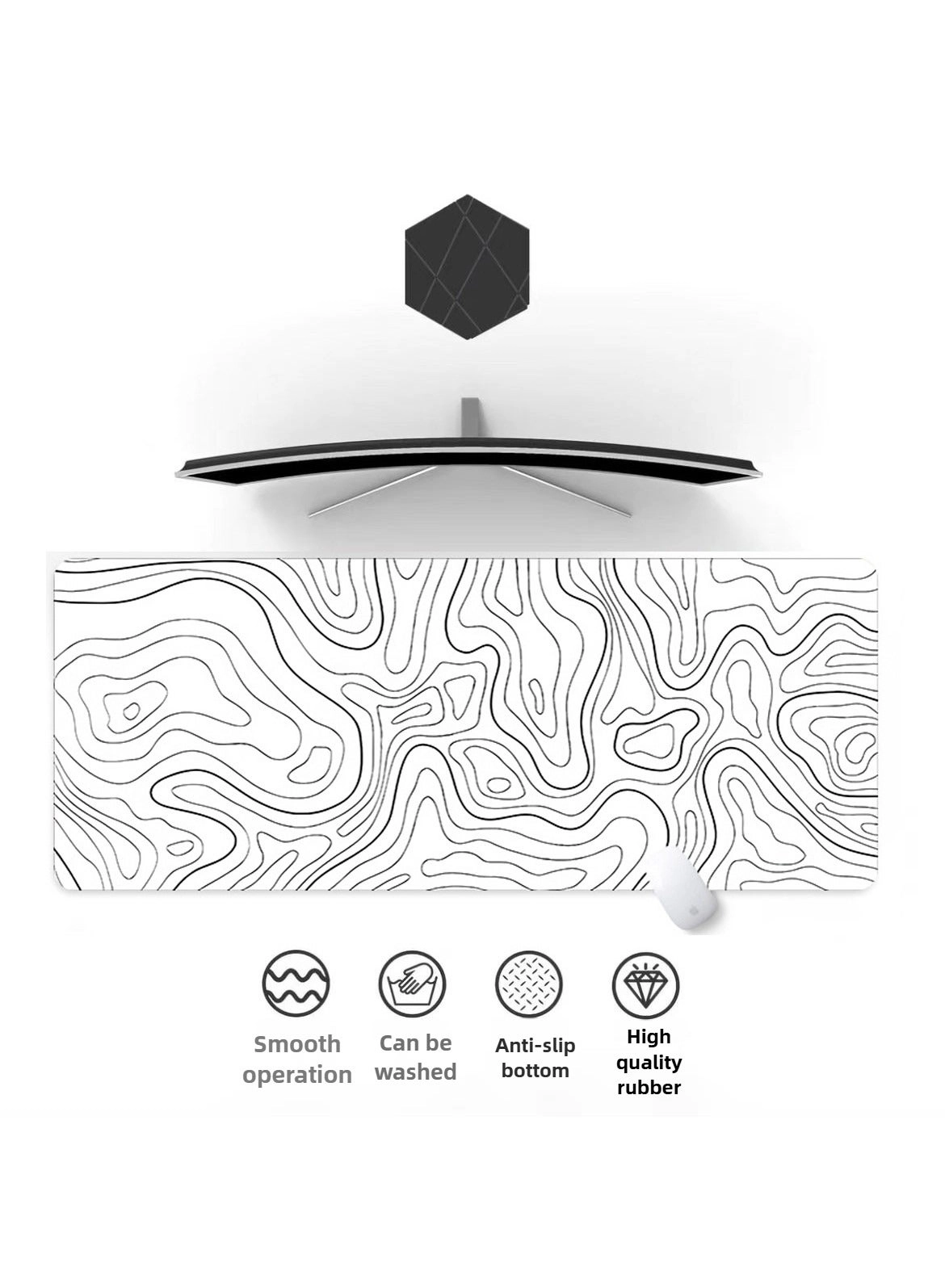 Cloth Gaming Mouse Pad - 70x30 cm