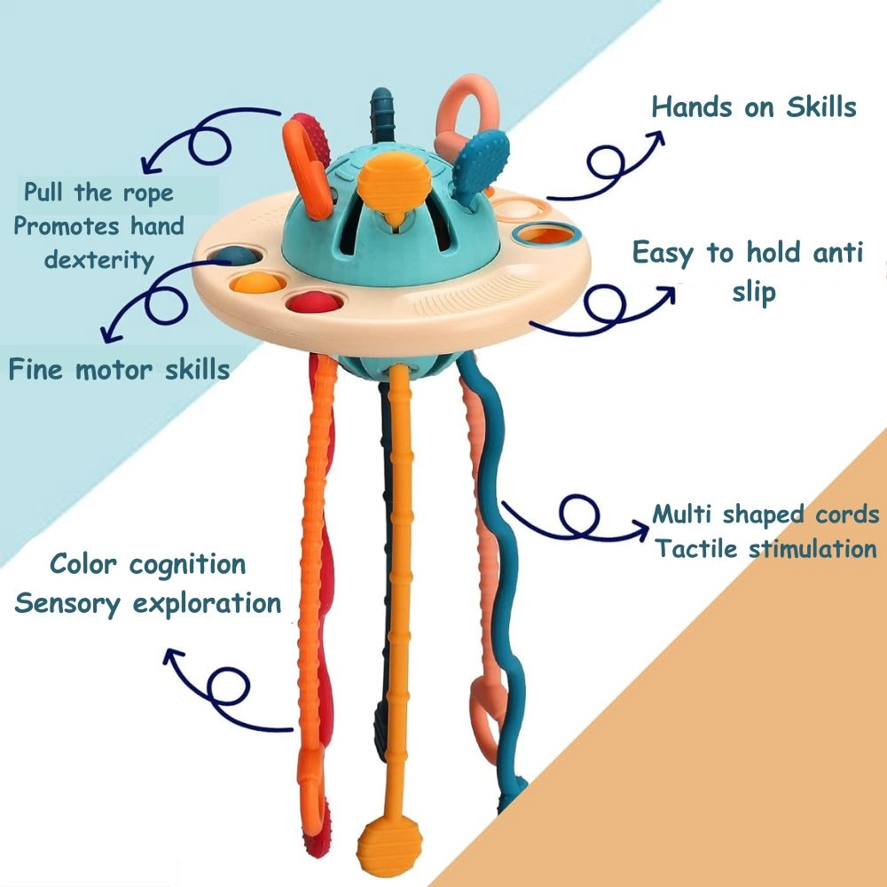 Sensory Montessori Baby Silicone Toy - Suitable for 18 Months & above