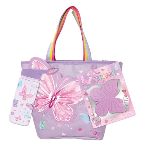 Play and Dream Insulated Lunch Bag + Water Bottle - 500Ml + Blue Ice Pack