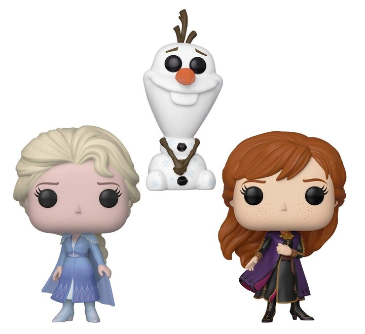 FUNKO Travel Elsa + Travel Anna + Olaf - Frozen II
