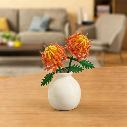 daisy building block flowers - 1 pcs