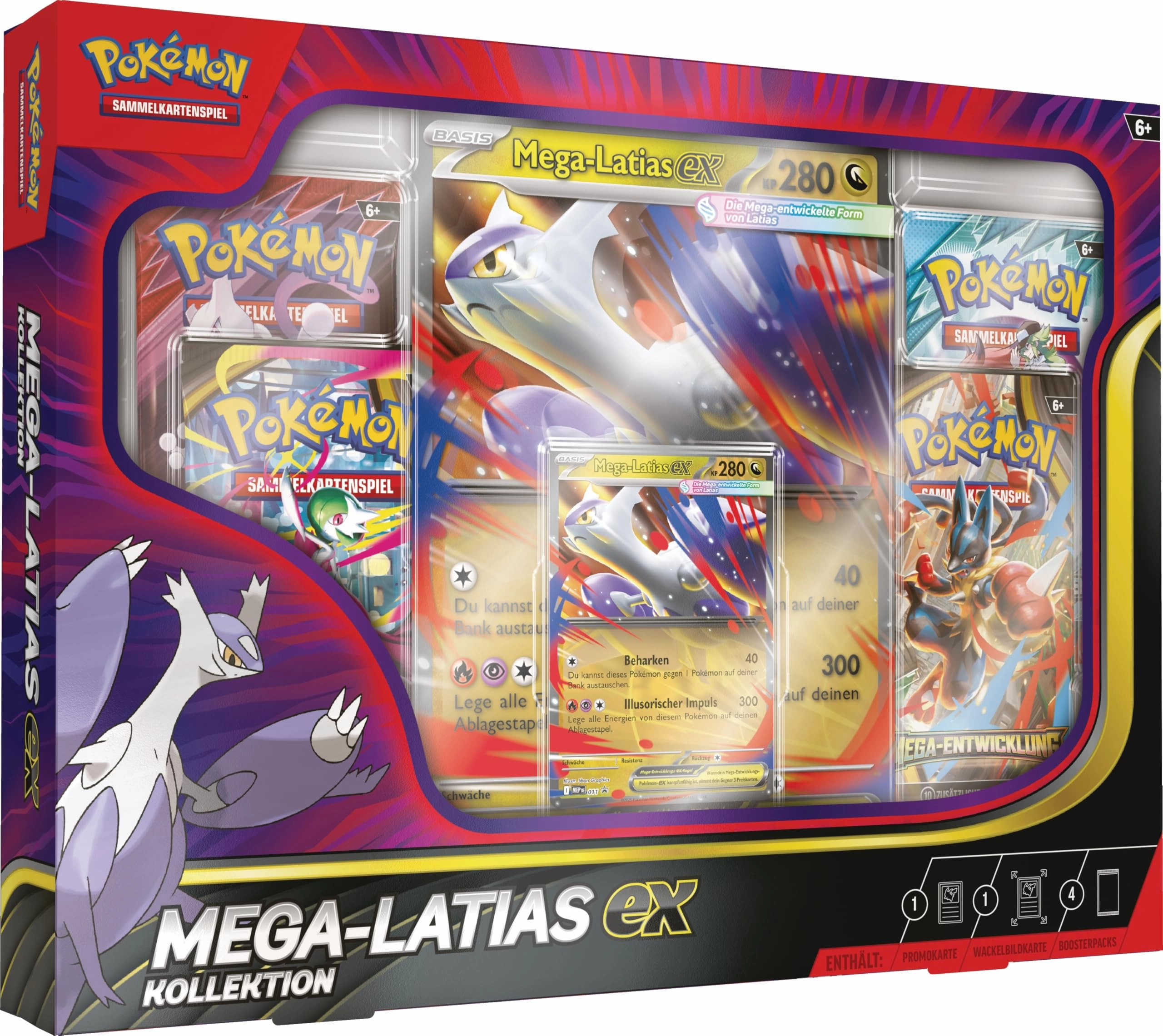 Pokmon Mega-Latias-ex Collection - German 6pcs