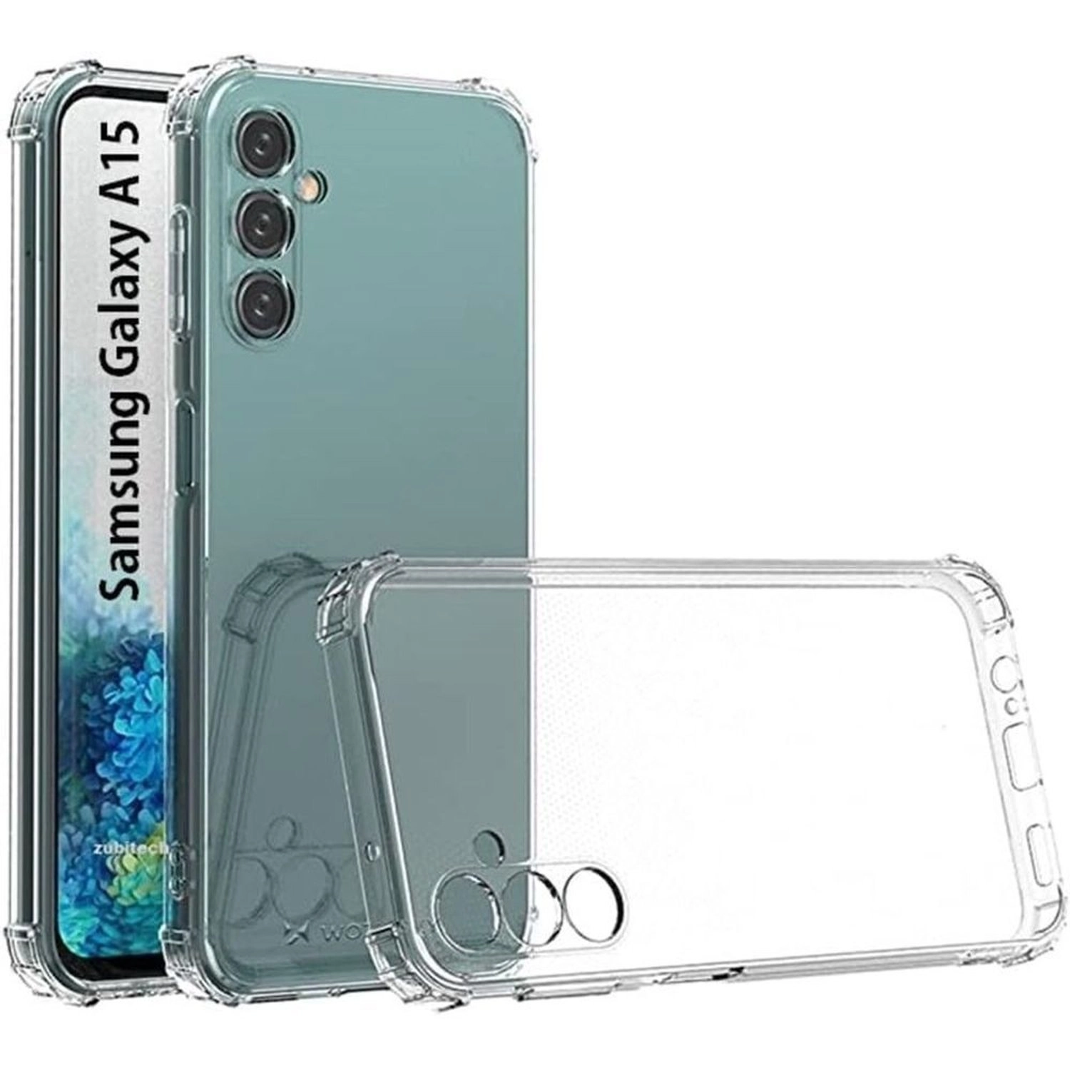 MaxGuard Clear Case With Screen Protector for Samsung Galaxy A15