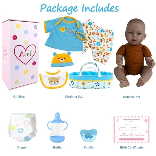 Reborn Baby Doll - 18 inches Vinyl Ages 3+