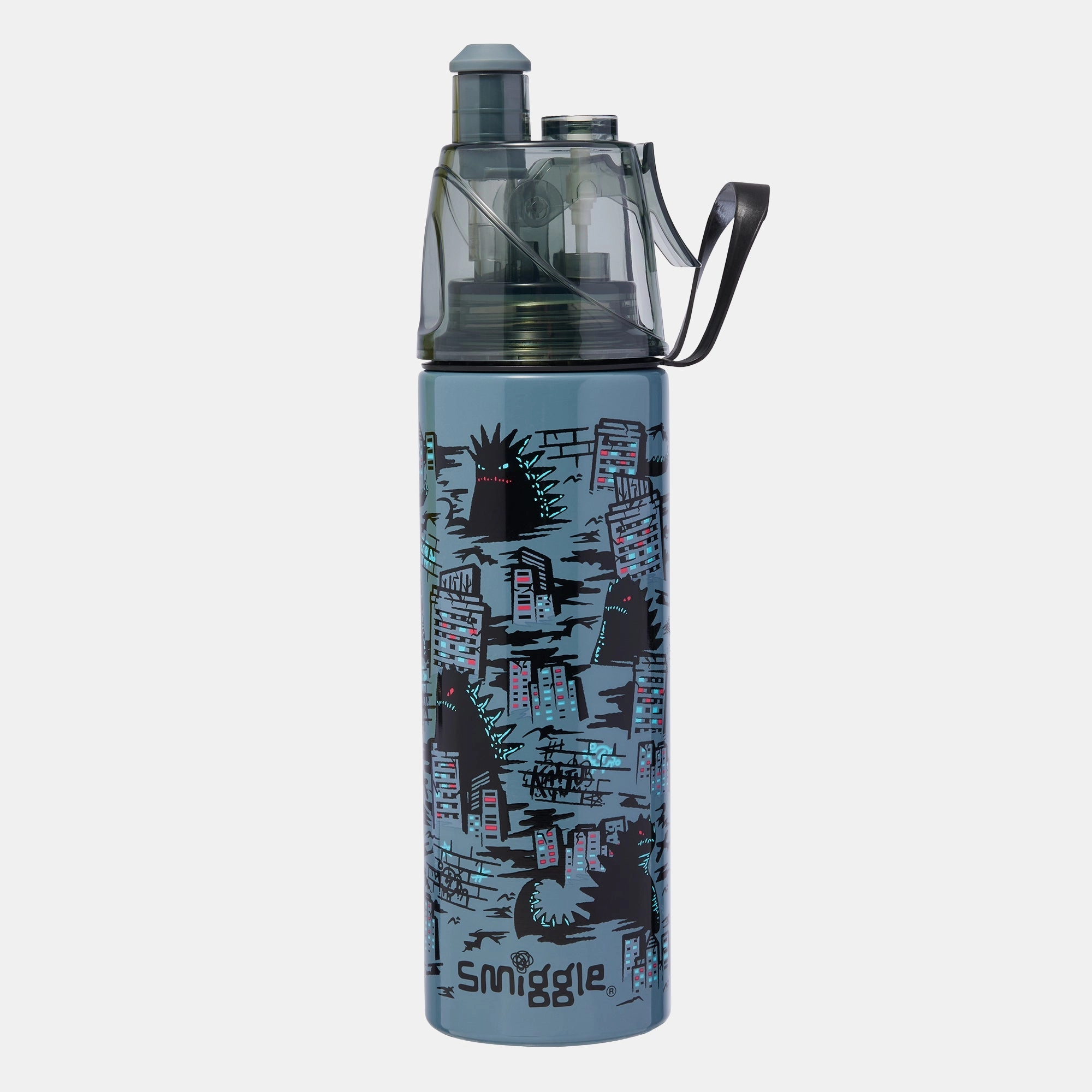 Smiggle Bright Eyes Water Bottle Misting Function Tritan 500 ml