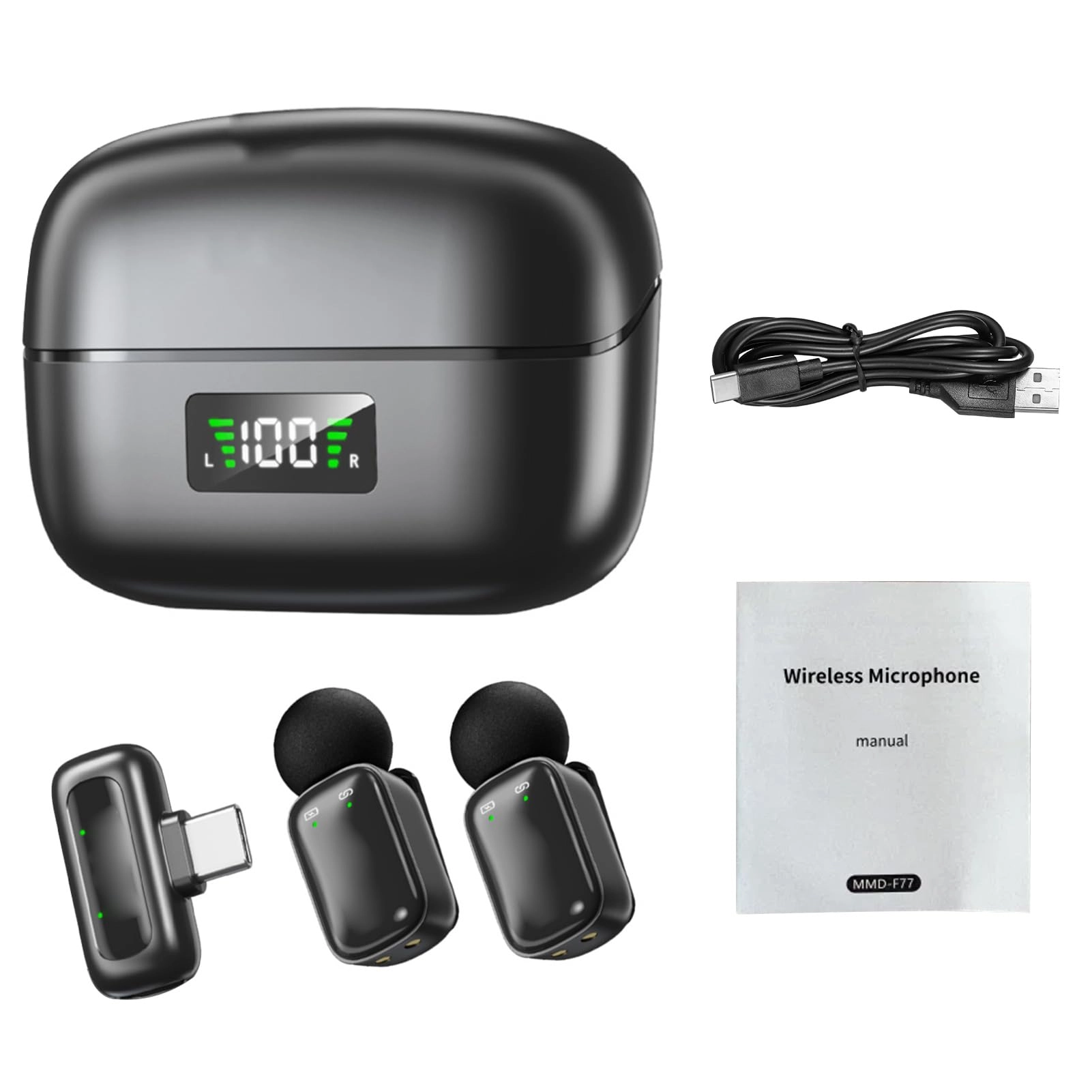 Leftweitflgse4np2-11 Wireless+USB Microphone