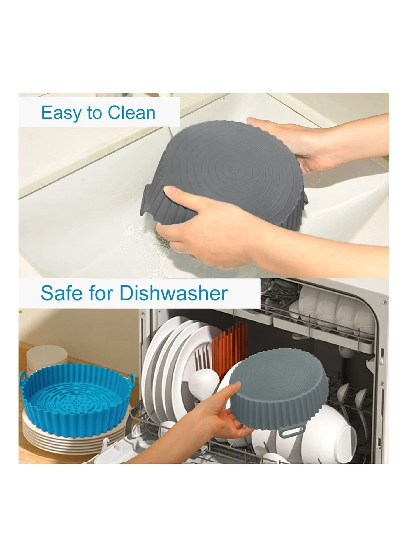 Silicone Air Fryer Liners - Silicone 2 piece(s)