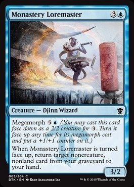 Wizards of the Coast Magic: the Gathering Monastery Loremaster 063/264 - 1pcs