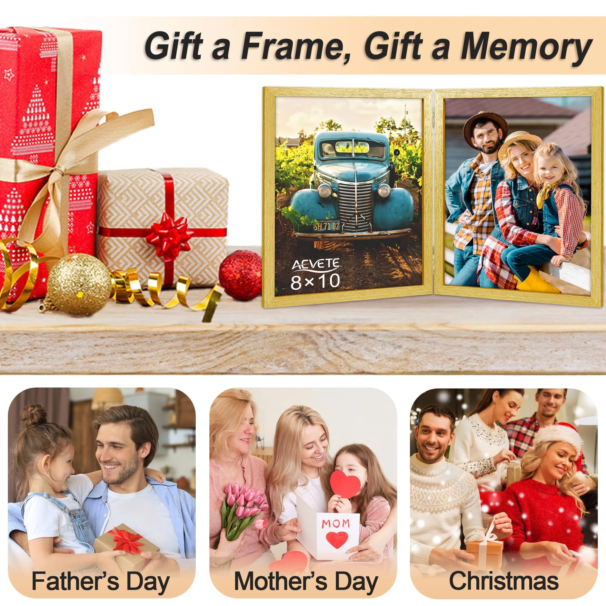 Double Picture Frame - 8x10 2