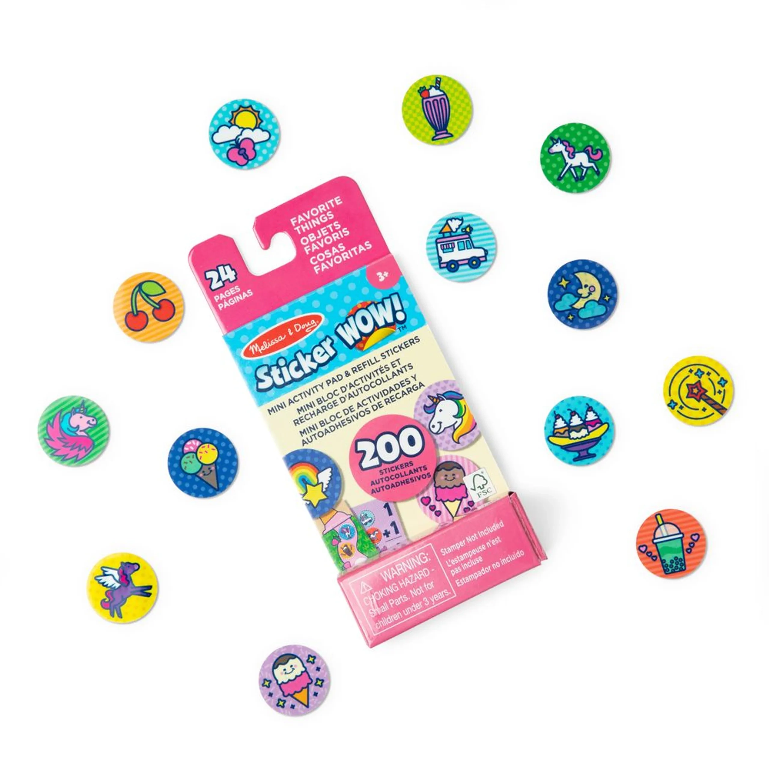Favorite Things Activity Sticker Book Mini 200 pcs