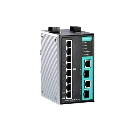 Moxa EDS-P510A-8POE-2GTXSFP 8-ports