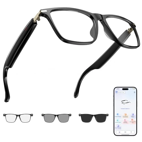 AI Translation Smart Glasses - 138 Languages Photochromic Lens Bluetooth