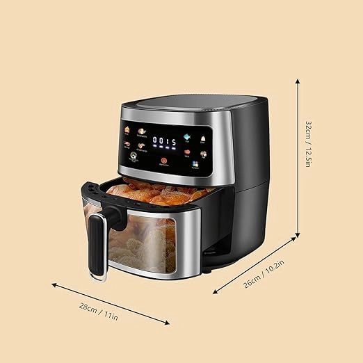 Digital Air Fryer With Viewing Window Af-5800