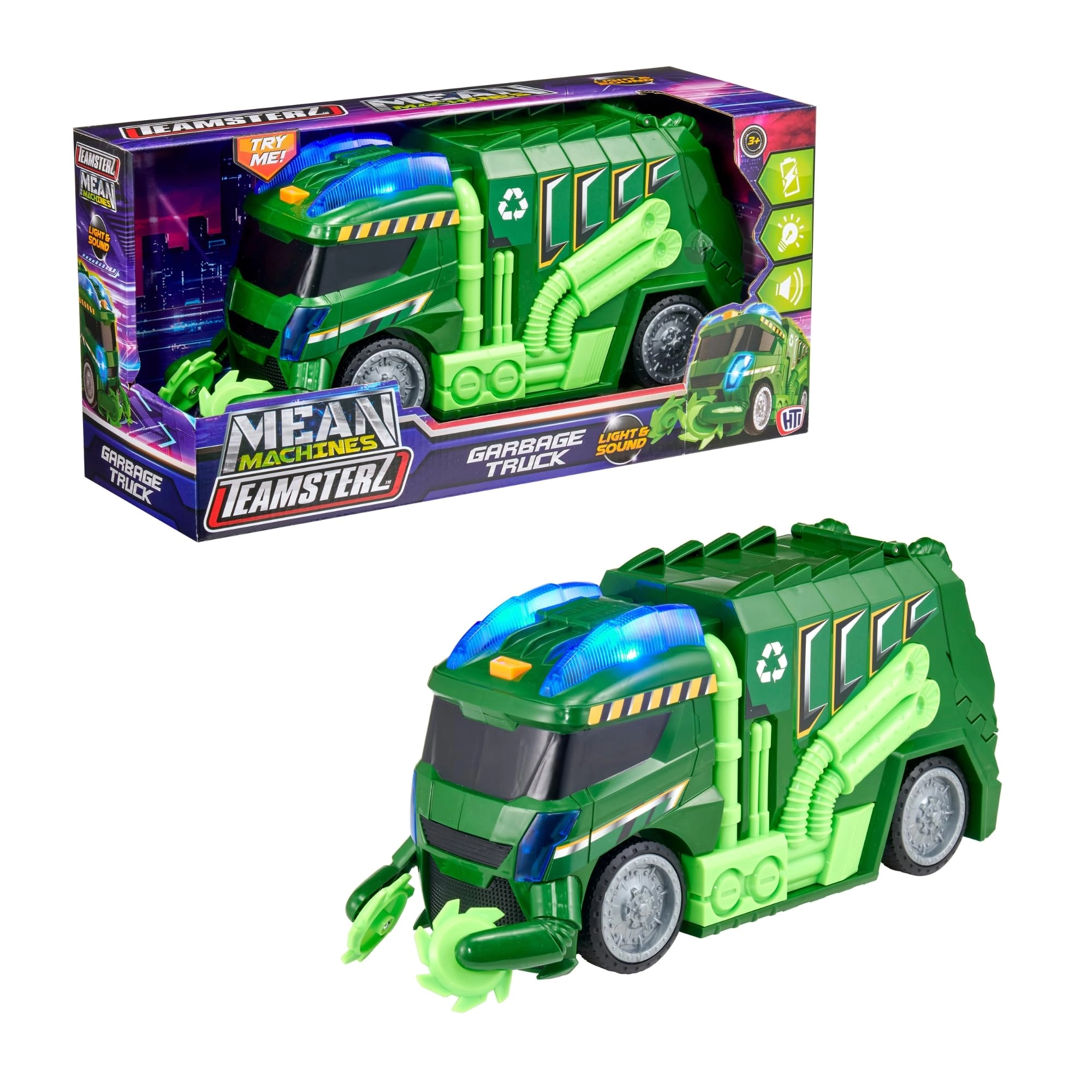 HTI Halsall Toys International Mean Machine Garbage Truck - 1.0 count