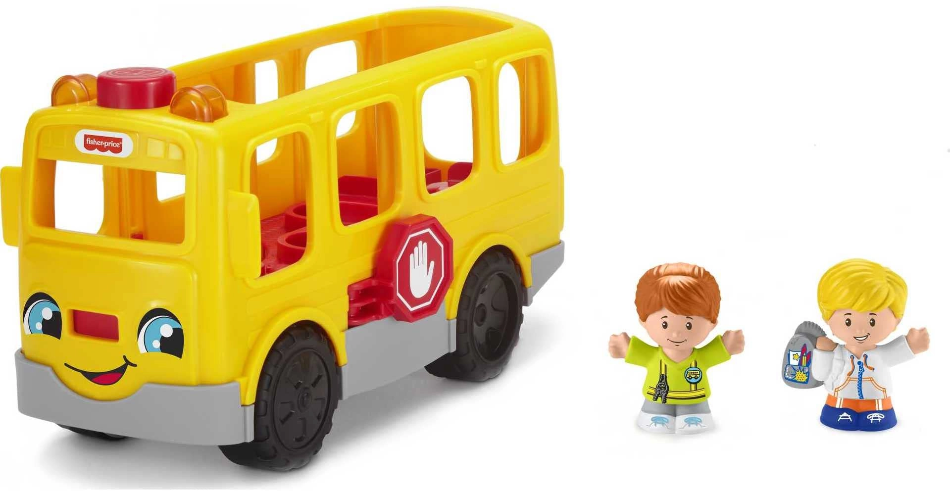 Fisher-Price Little People Sit with Me School Bus Musical Toy - 1 years+