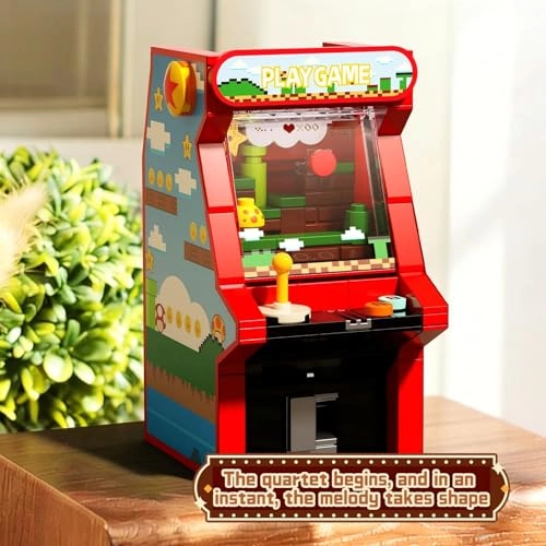 Instant Print Camera + Retro Turntable + Vintage Film Projector + Arcade Gaming Cabinet