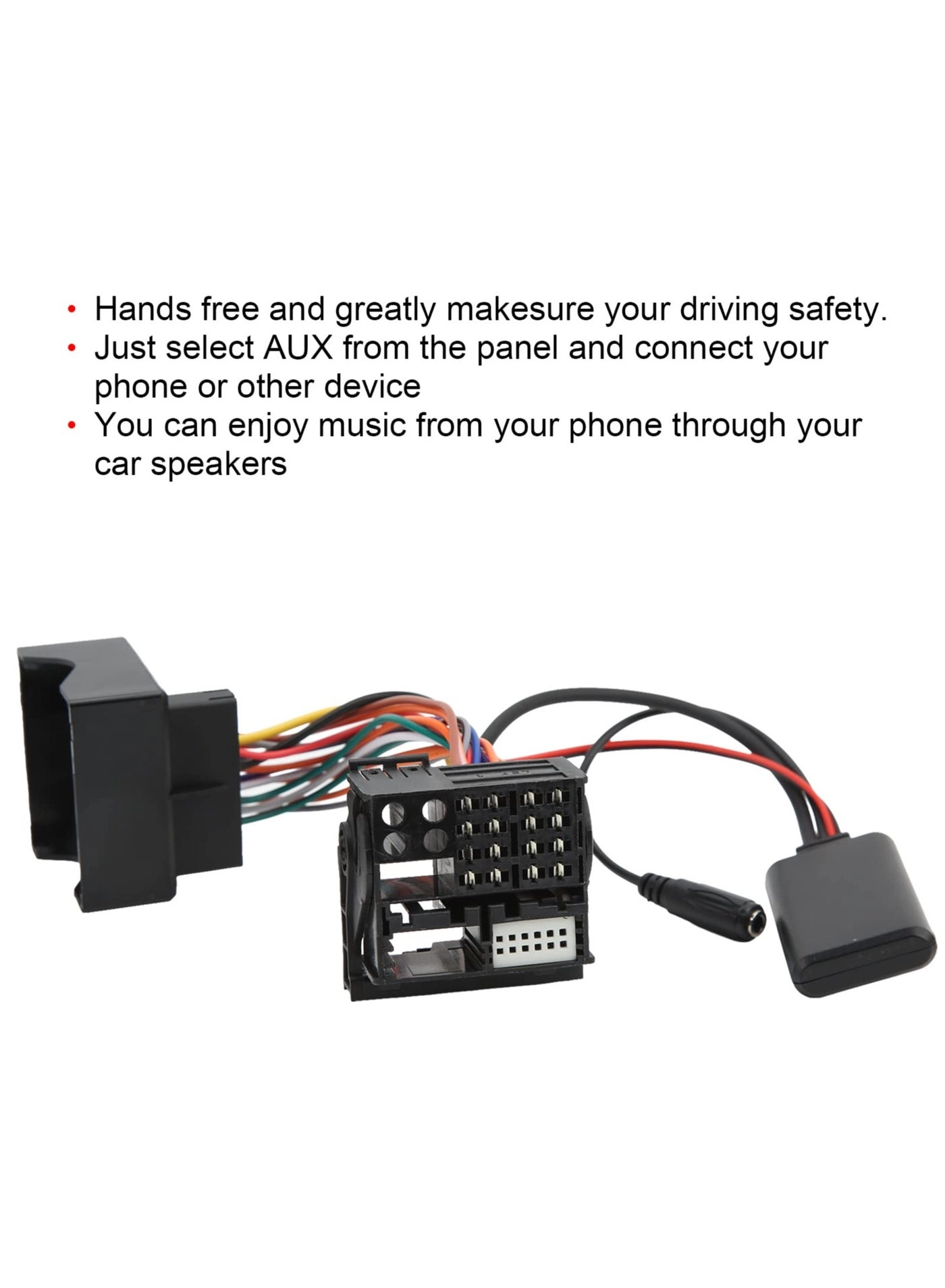 Bluetooth Audio Adapter Cable - 5.0 AUX 5V-12V DC