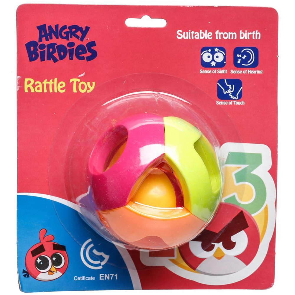 Angry Birds Rattle Toy - 12 months