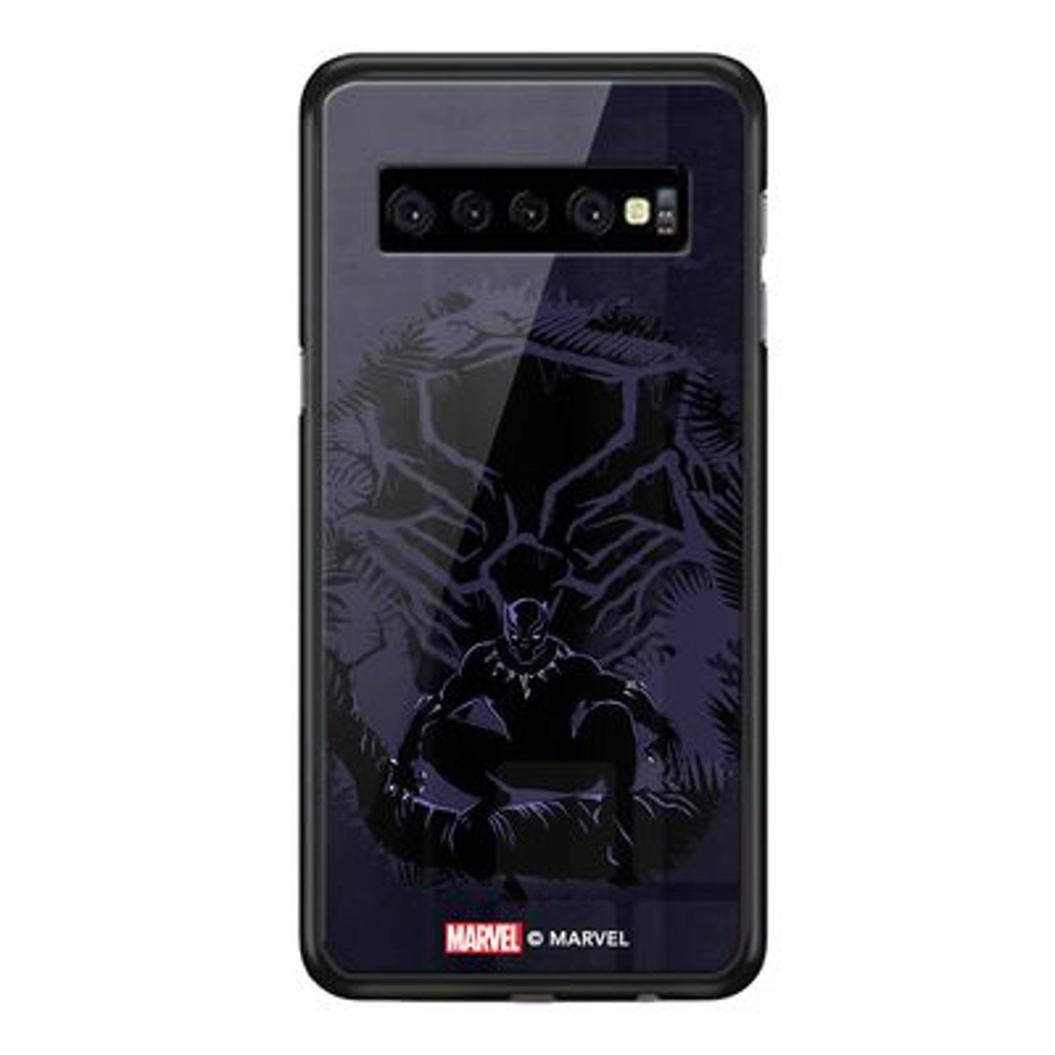 Wackylicious Black Panther The Warrior Cover Back Case for Galaxy S10