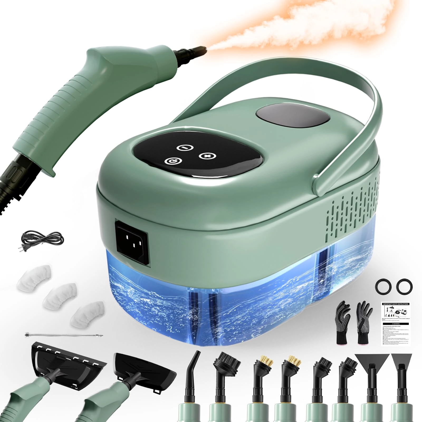 Limpiador a Vapor de Mano - 3 bar 1100ml
