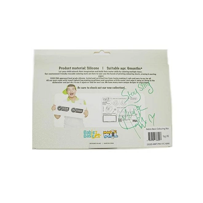 Reusable Silicone Coloring Mat - 3 Years+