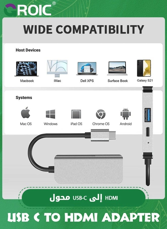 USB C to HDMI Adapter - USB 3.0 4K