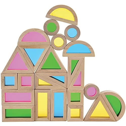Color Mixing Wooden Blocks - 24pcs