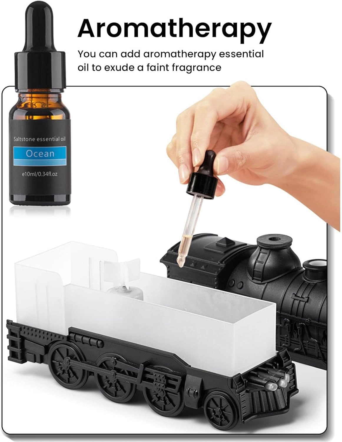 Train Flame Diffuser & Humidifier