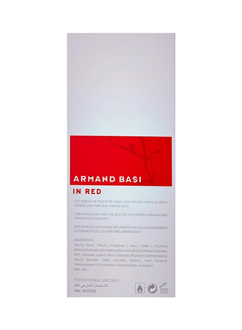 Happy In Red Eau de Toilette 100ml