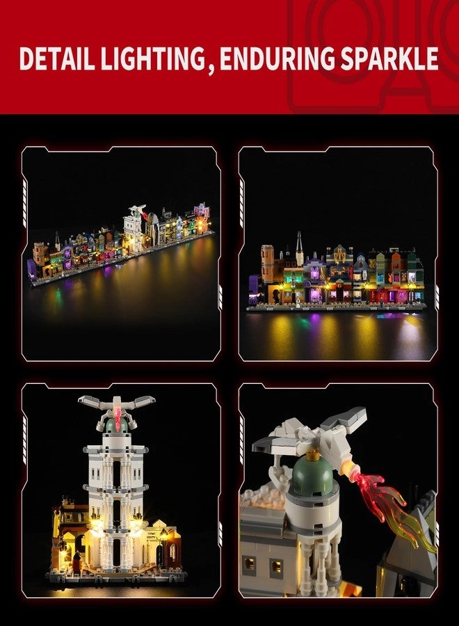 Light Kit for LEGO Diagon Alley Wizarding Shops 76444