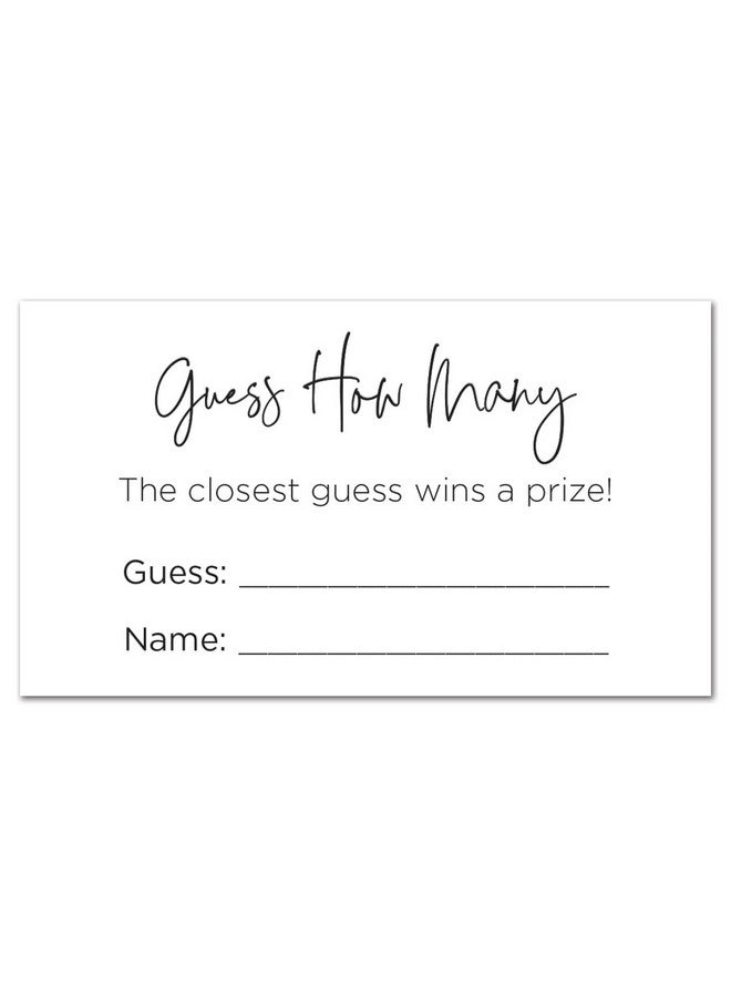 InvitationHouse Guess How Many - English