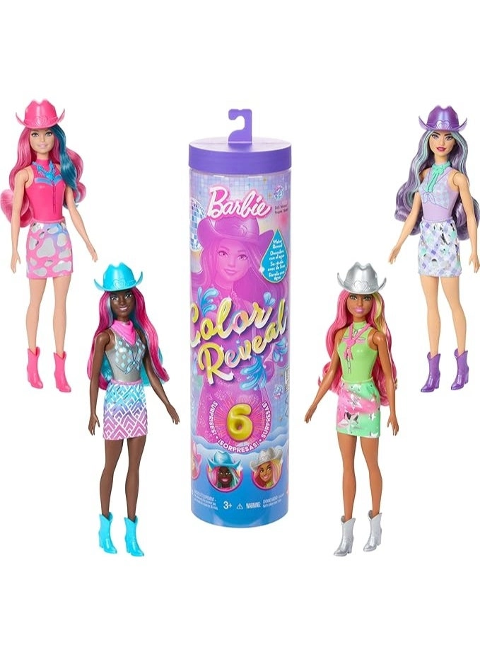 Barbie Color Reveal Disco Star Series - Plastic Girls Ages 3+