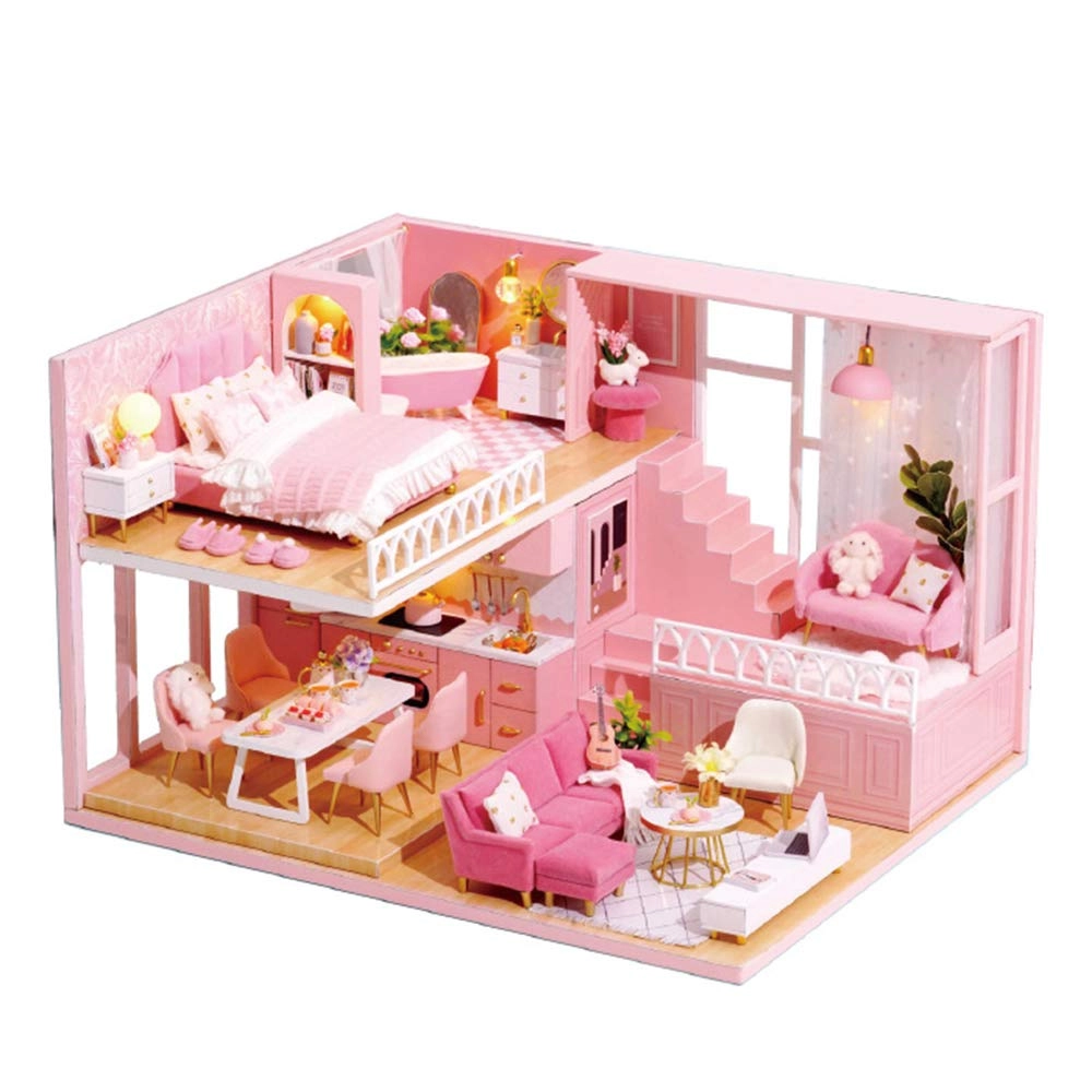 DIY Miniature Dollhouse Kit - Warm Moment 1:24