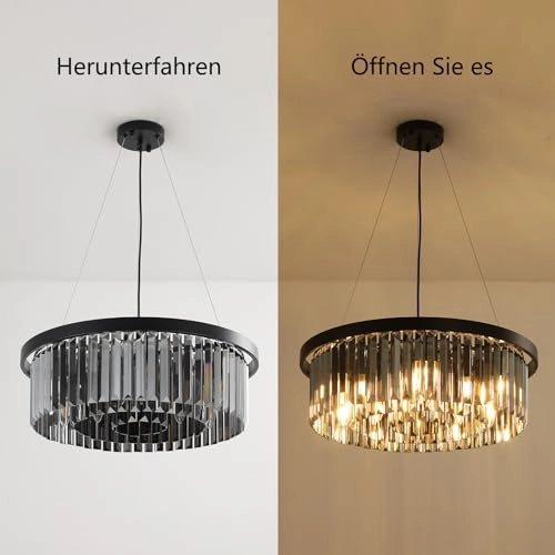 Modern crystal chandelier