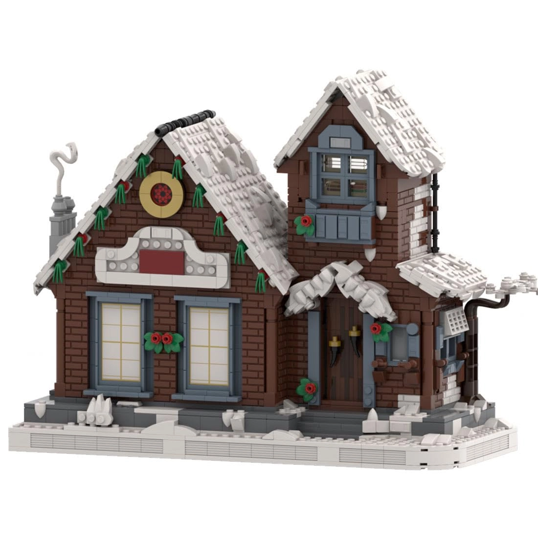 EnuoChbuild Christmas Winter Cottage - 1717 pcs