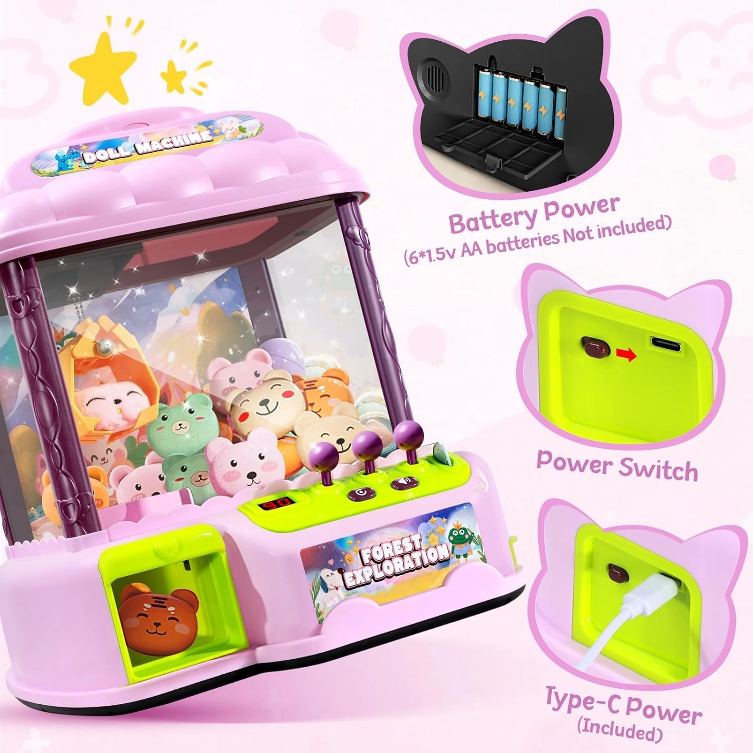 miaoke Claw Machine-02 Cat - 3 years+
