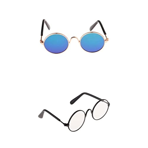 Sunglasses - 2 Pairs 1:6 Scale Colored Lens