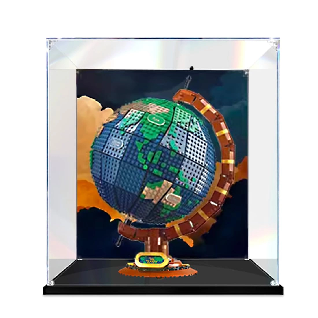 China Acrylic Display Case - 13.8x13.8x17.7 inches Background Model-a