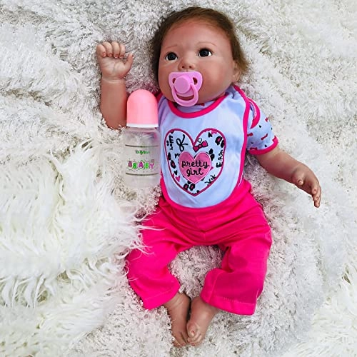 Reborn Baby Doll - 55cm 22" Vinyl Cotton Body