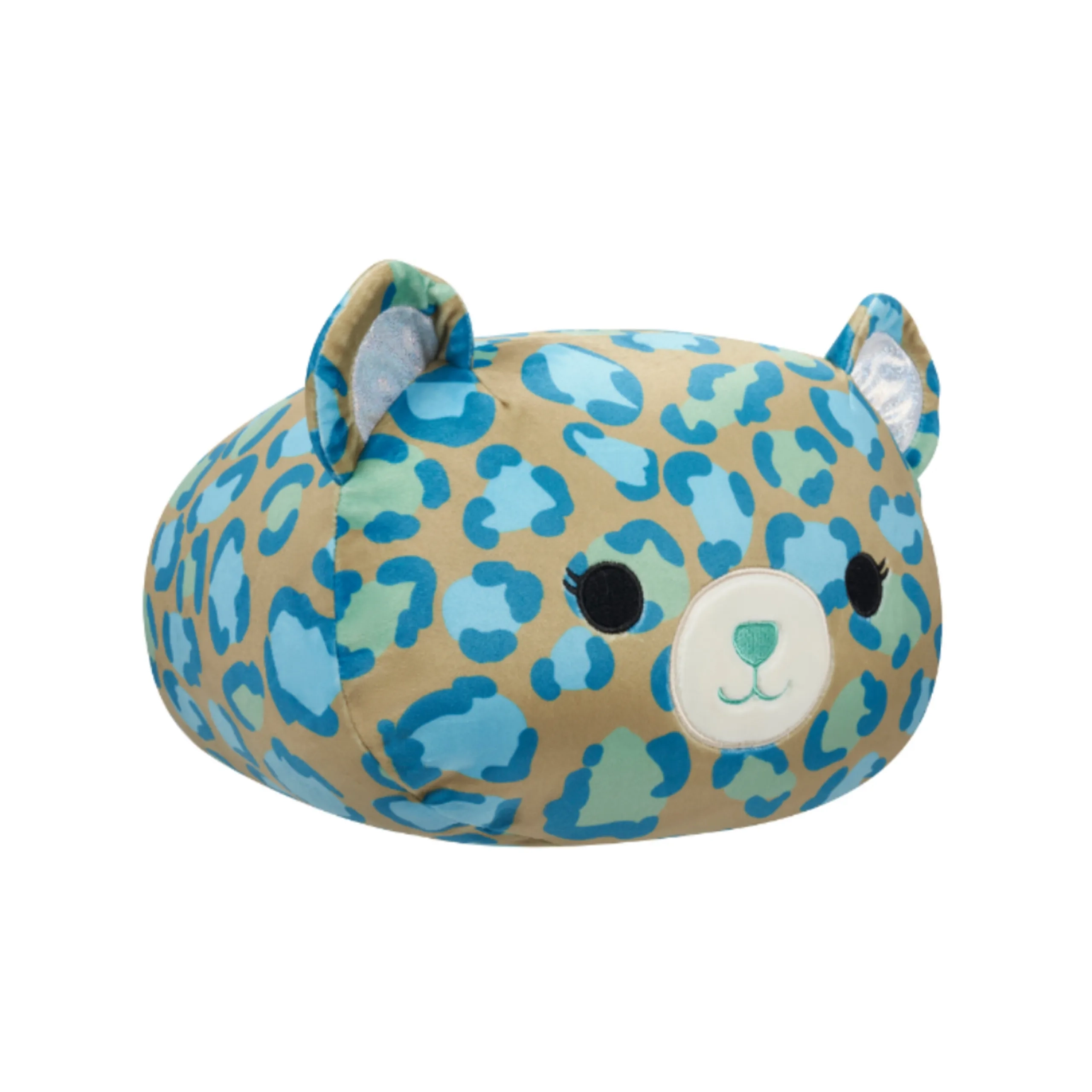 Enos - Medium Plush 12 inch Dark Green Leopard