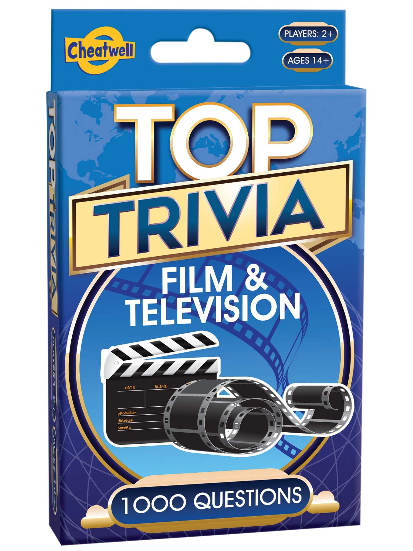 Cheatwell Games Top Trivia Film & Television - 1,000 Questions 50 Quiz Cards