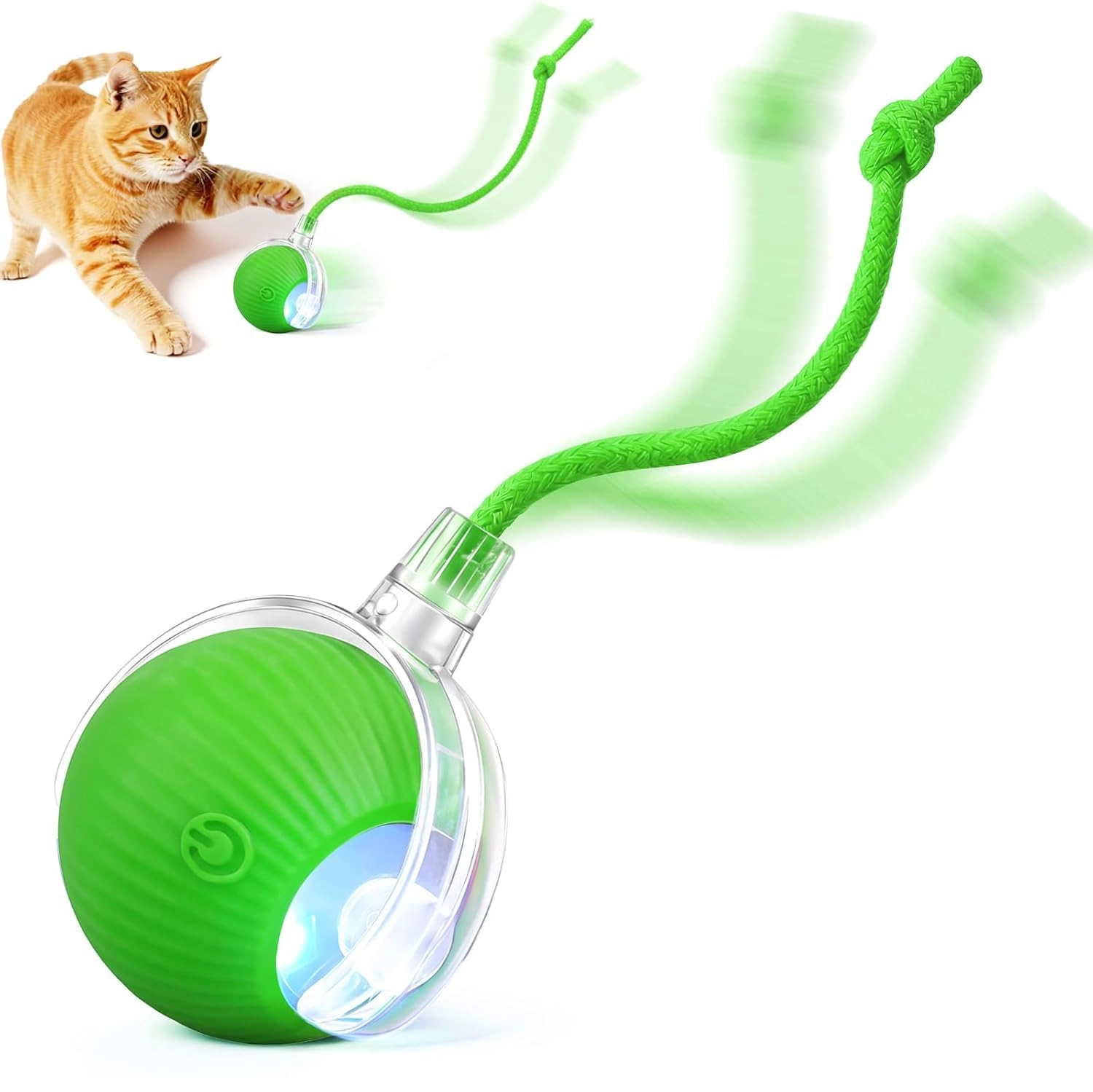 TTPOLONG Cat and Dog Toy - Three Adjustable Modes Type-C Charging