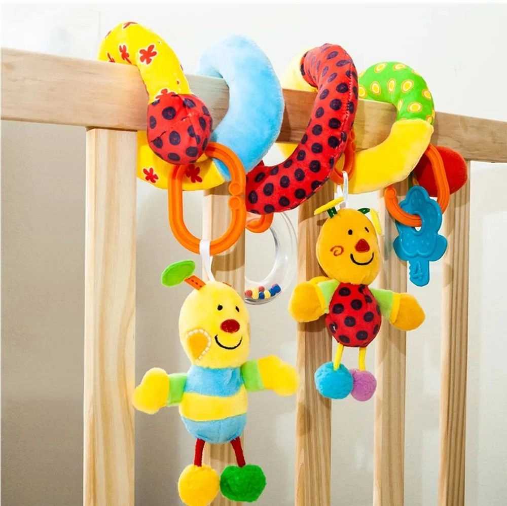 Spiral Activity Hanging Bee Toys - 0 months & above