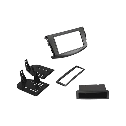 Scosche TA2055B - Double DIN or Single DIN Dash Kit Compatible with 2006-2012 Toyota RAV4