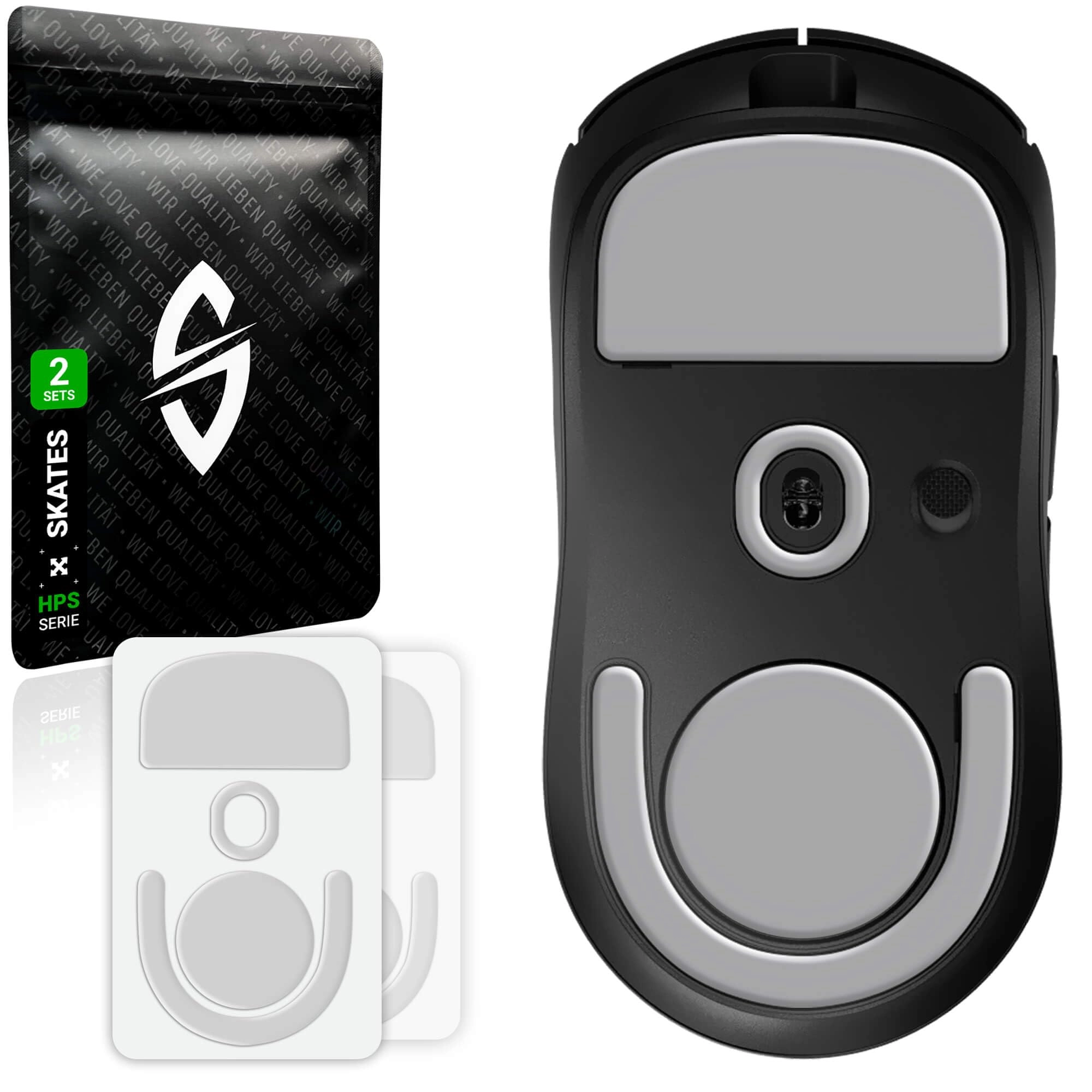SensoryBoost HPS Glides - Set of 2 Compatible with Logitech G PRO X Superlight 2 White