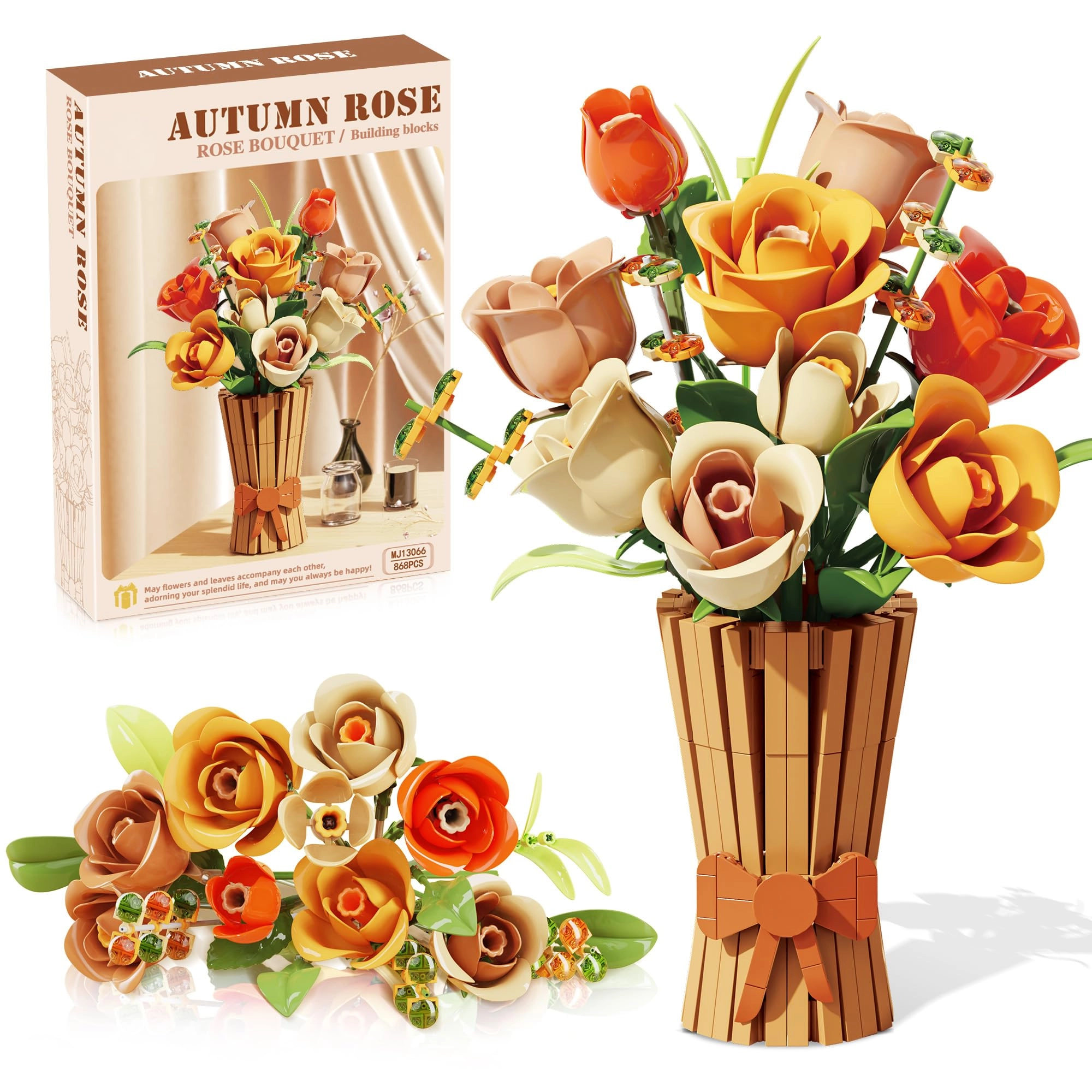 Rose Bouquet Building Set (01050) - Botanicals