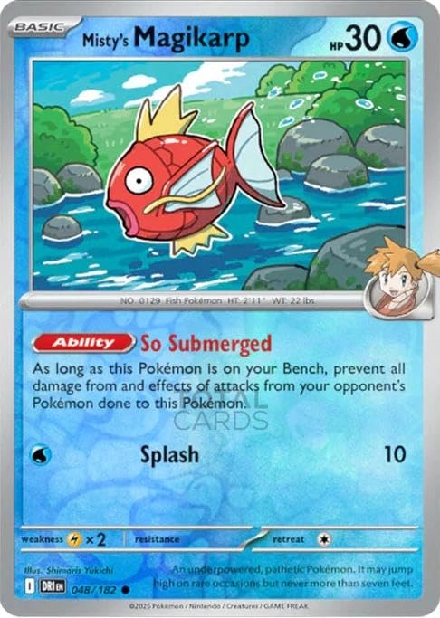 Pokémon Misty's Magikarp 048/182